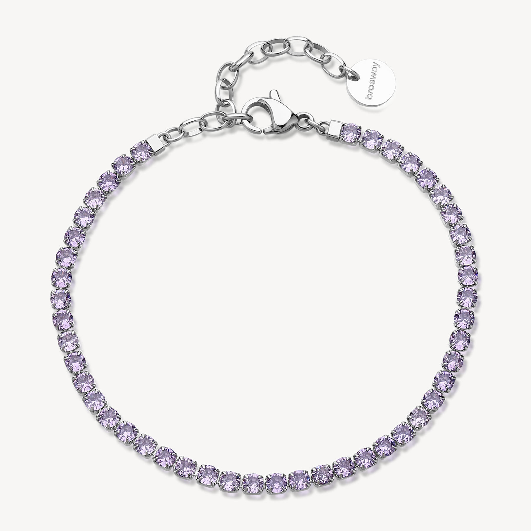 Bracciale Tennis Acciaio Colore Amethyst Desideri Brosway | BEI103
