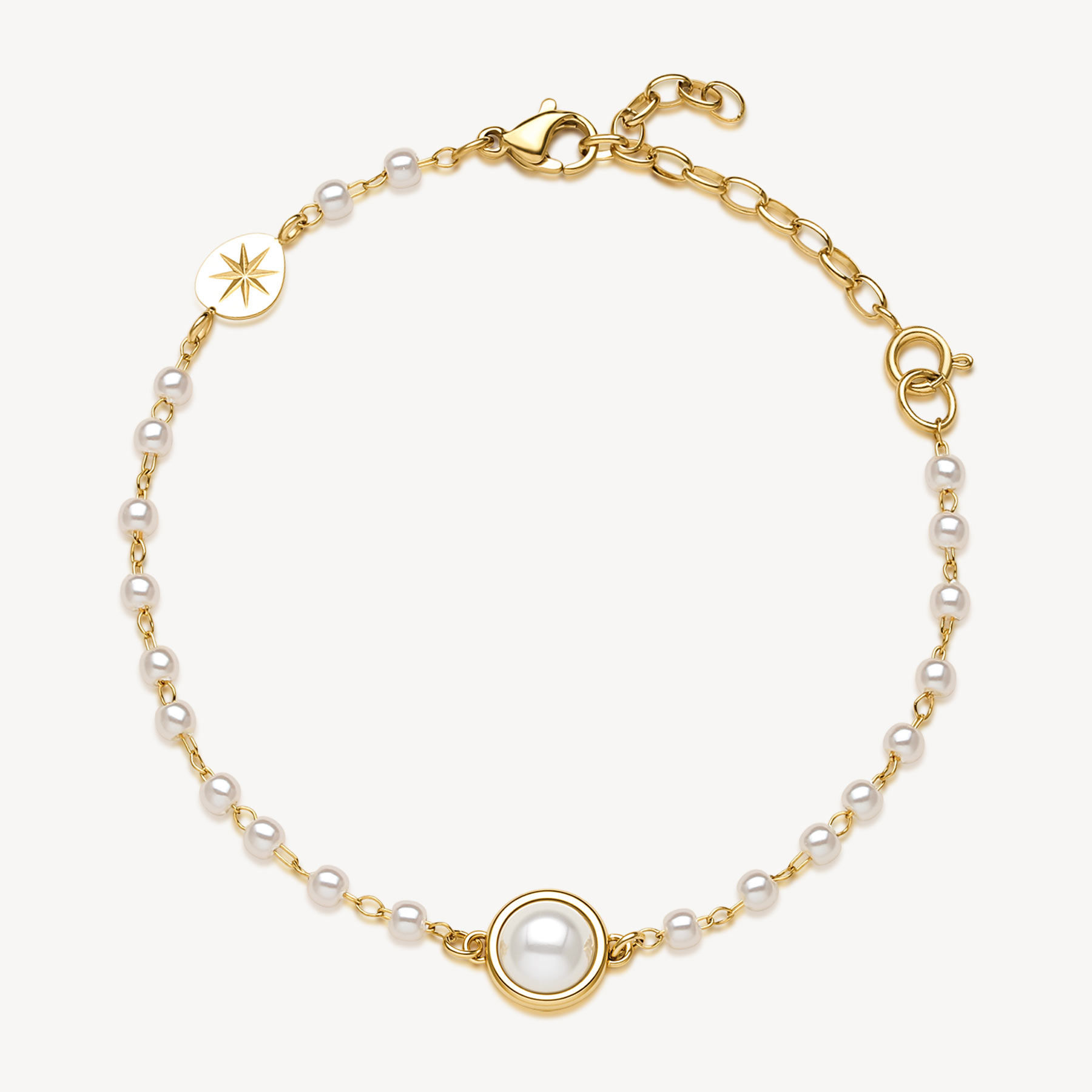 Bracciale Dorato Con Perla Di Conchiglia Essential Brosway | BNL136