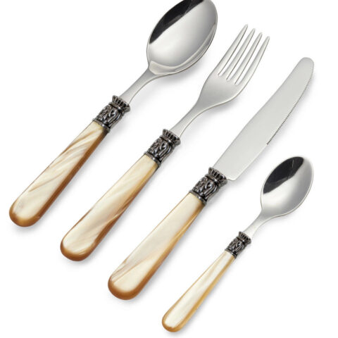 Set Posate Ambra 16 Pezzi In Acciaio Inox Brandani | 52196