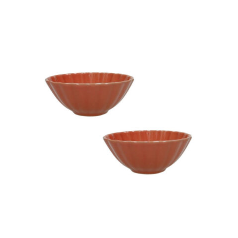 Ciotola Calipso Arancione Set 2 Pezzi Stoneware Brandani | 51454
