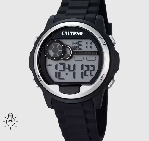 Orologio Digitale Cinturino In Gomma Nero Calypso | K5667/1