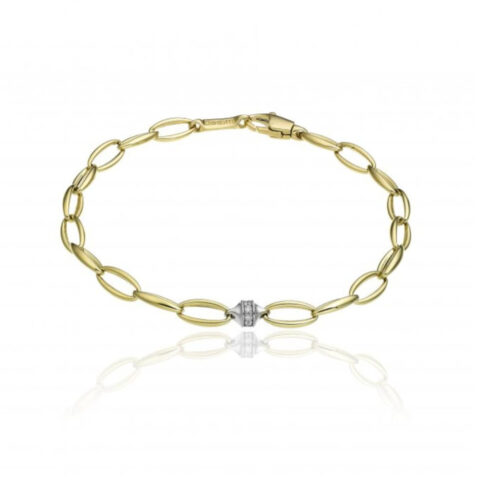 Bracciale In Oro Giallo Con Diamanti Accenti Chimento | 1B04521BB2180