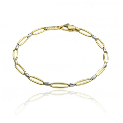 Bracciale Bicolore In Oro Bianco E Giallo Accenti Chimento | 1B02555ZZ2190