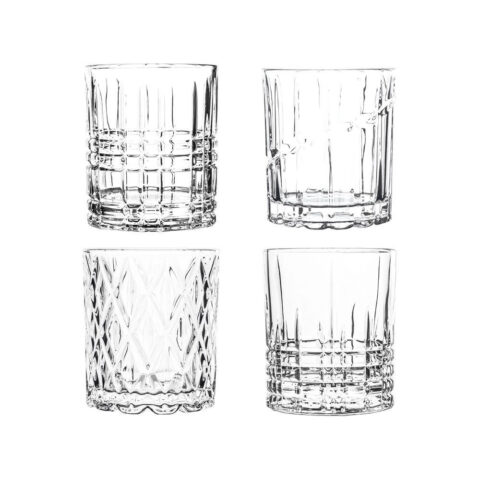 Bicchiere Mulinello New Decori Assortiti Set 4 Pezzi In Vetro Brandani | 51738